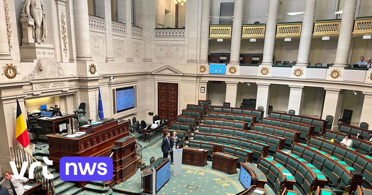 NicolasBouteca's tweet card. Vanmorgen is de plenaire vergadering van de Kamer over de begroting opgeschort omdat er onvoldoende leden van de Arizona-meerderheid aanwezig waren. Kamervoorzitter Peter De Roover heeft daarop...
