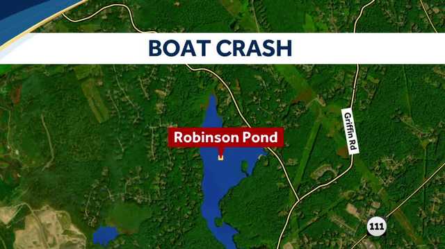 WMUR9's tweet card. A Vermont woman is recovering after she was seriously injured in a boat crash in Hudson.