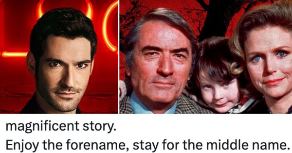 HenryMi37016612's tweet card. Jess Bell and Stefan Wake are defending naming their child Lucifer - but wait until you hear the rest of the story.