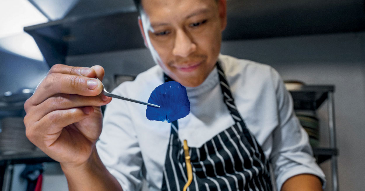 ChicagoMag's tweet card. The Suburbs: Best Affordable Tasting Menu