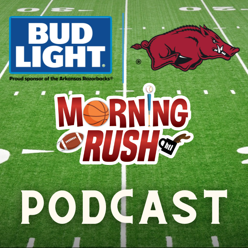 HitThatLineAR's tweet card. Remembering the iconic life of Hulk Hogan, schools banning cell-phone use, hear from the Head Hog! Guests: The Fence Man and Coach Sam Pittman!