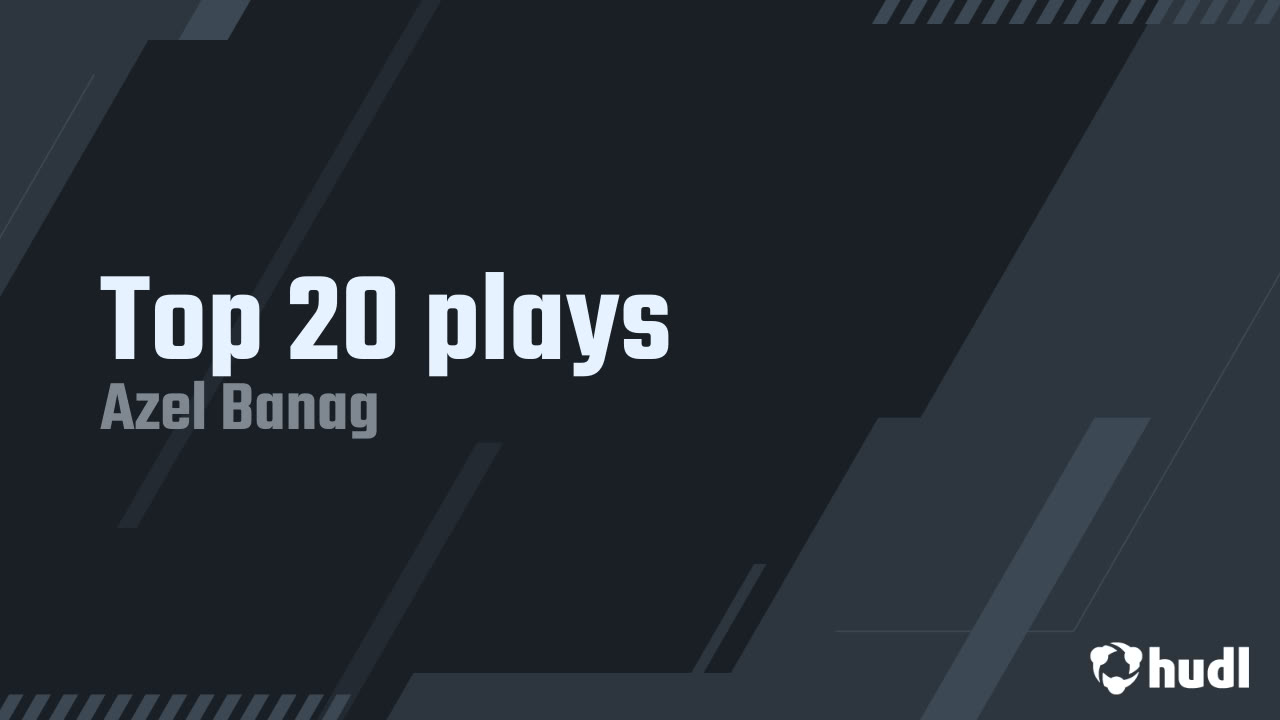 AzelBanag's tweet card. Top 20 plays