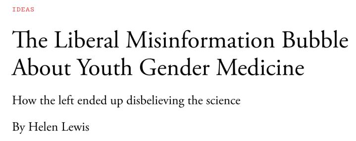 RichardDawkins's tweet card. One sign that there has been a sea change in America’s gung-ho enthusiasm for “affirmative care” of minors with gender dysphoria is the mainstream media’s recent critiques (…