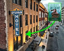 JoshGreen1234's tweet card. Join us on Hotel Row to talk a lauded new novel about "City Life, Creeping Gentrification and Flesh-eating Snakes" by Urbanize ATL editor.