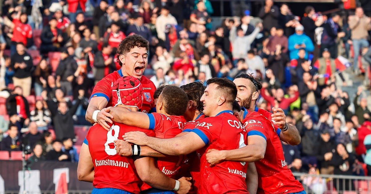 encanchacl's tweet card. La Selección Chilena de Rugby está a un paso de meterse en la final del Campeonato Sudamericano y de conseguir un cupo mundialista.