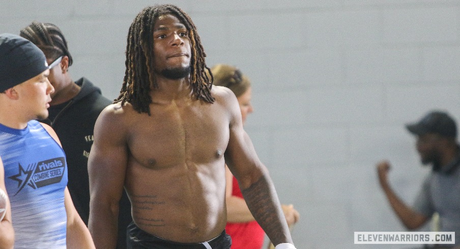 AndyAnders55's tweet card. Top-five 2027 running back prospect David Gabriel Georges is learning English and learning to love Carlos Locklyn – who reminds him of his uncle – early in his process.