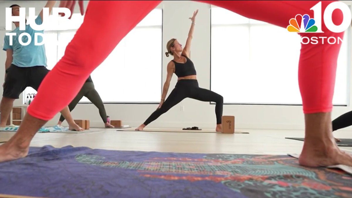 TheHubToday's tweet card. With summer nearing an end and fall right around the corner, it is easy to feel overwhelmed, but yoga is here to save the day. Amanda Shields, owner of Krigsman Yoga, demonstrated three poses that...