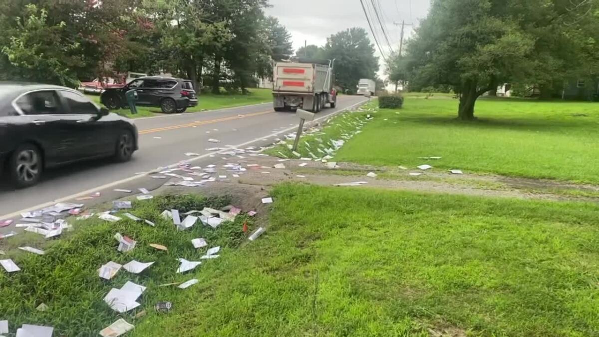 CBS6's tweet card. The U.S. Postal Service says dozens of mail pieces recently found discarded along a Henrico County road were undeliverable marketing mail that spilled from a third-party contractor’s vehicle.