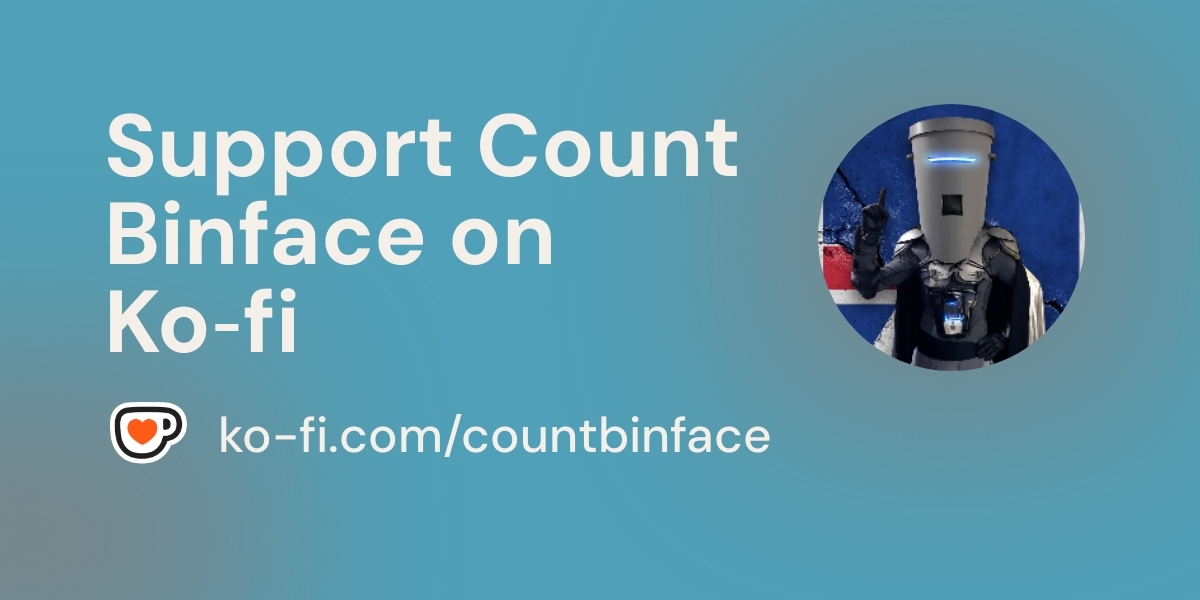 CountBinface's tweet card. Support Count Binface