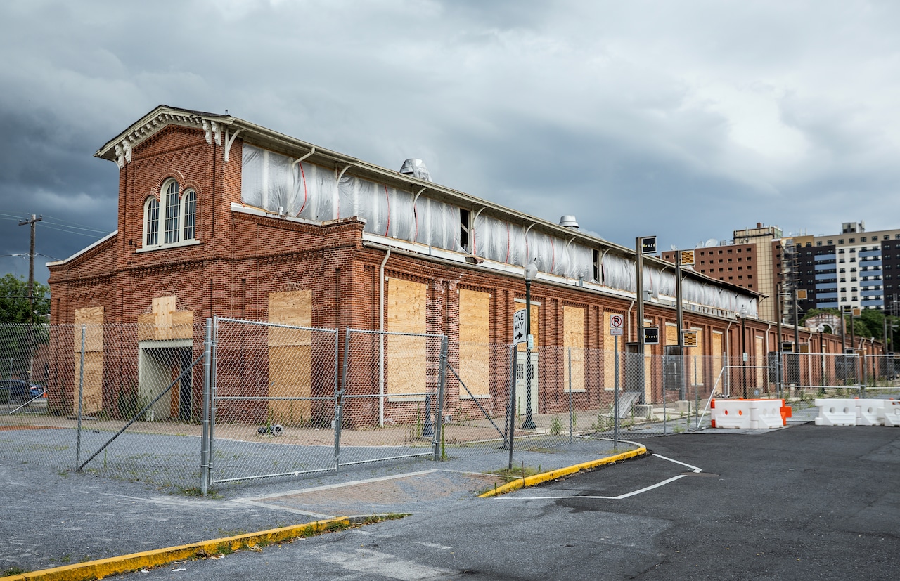 PennLive's tweet card. Mayor Williams encourages local minority-owned construction firms to participate in the July 31 session for the fire-damaged Broad Street Market restoration project.