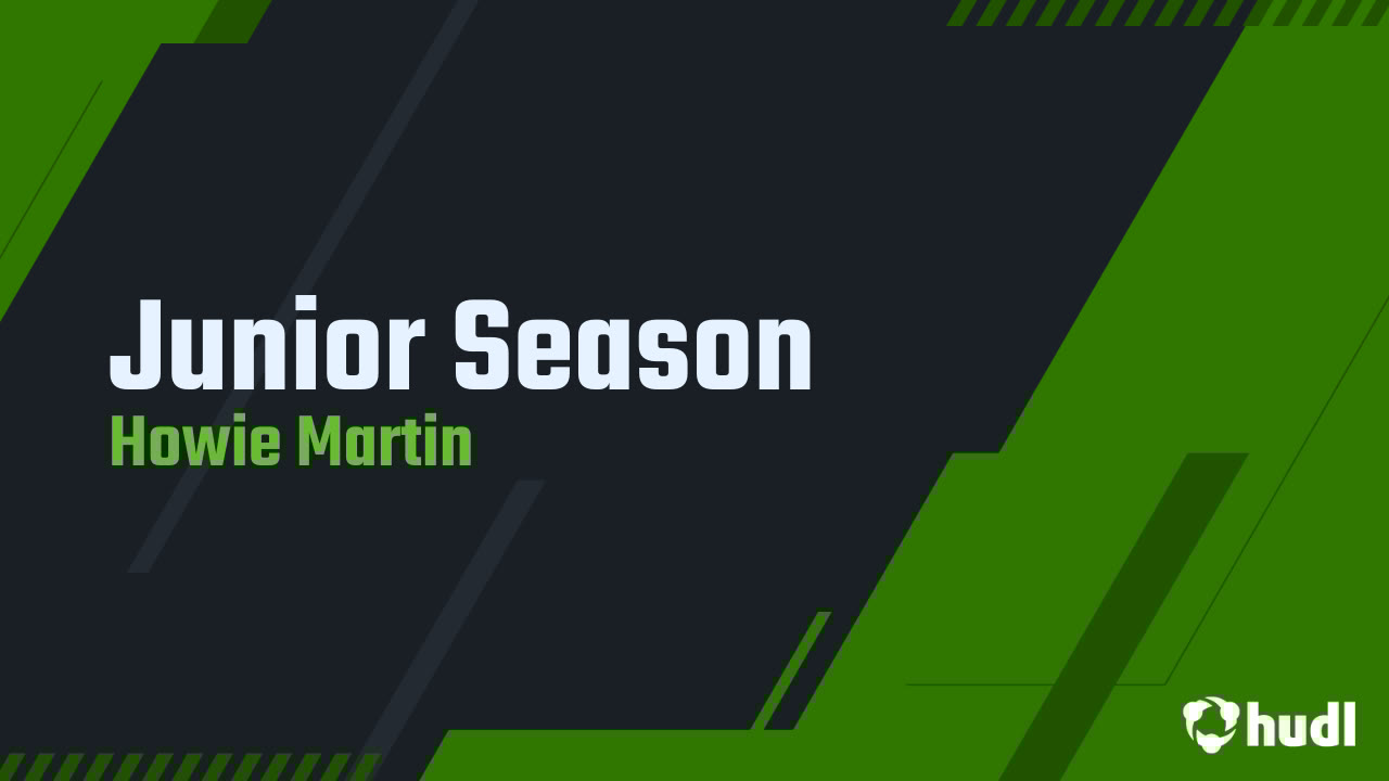 Howie_Martin3's tweet card. Junior Season
