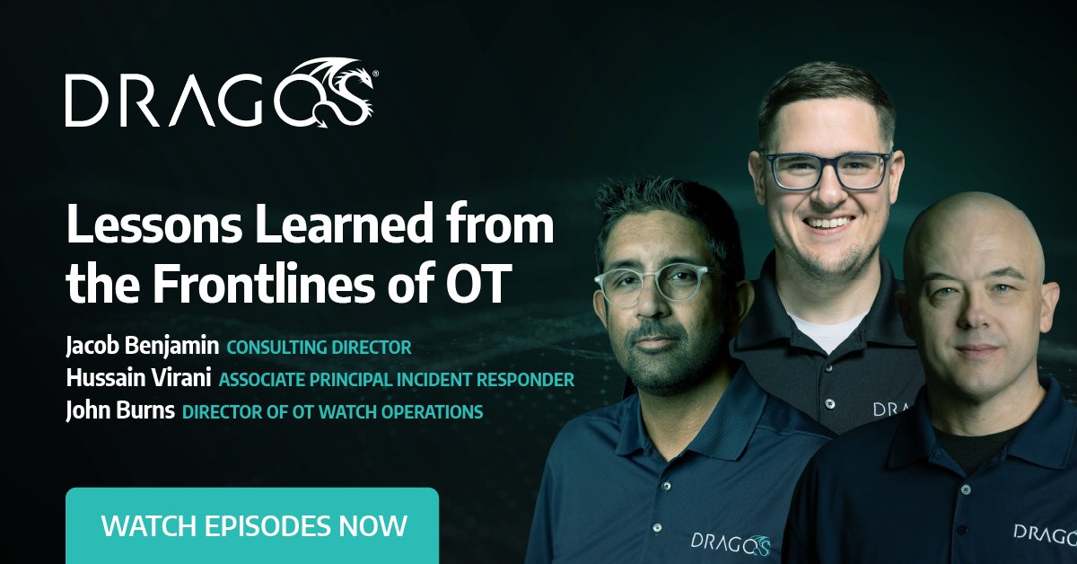 DragosInc's tweet card. This series helps OT defenders cut through the noise to help prioritize what OT cyber vulnerabilities matters most and should be tackled first. Watch now →