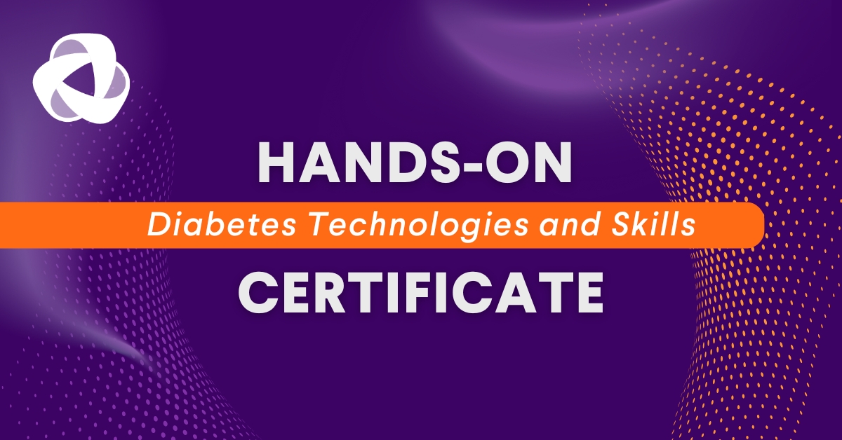TheAACE's tweet card. This comprehensive certificate program explores the current landscape of diabetes technology, including continuous glucose monitors (CGMs), insulin pumps, and connected insulin pens. Participants...