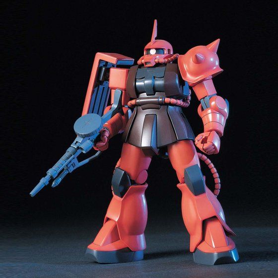 ReachOut4Gunpla's tweet card. 「ＨＧ 1/144 ＭＳ−０６Ｓシャア専用ザクＩＩ」が登場！