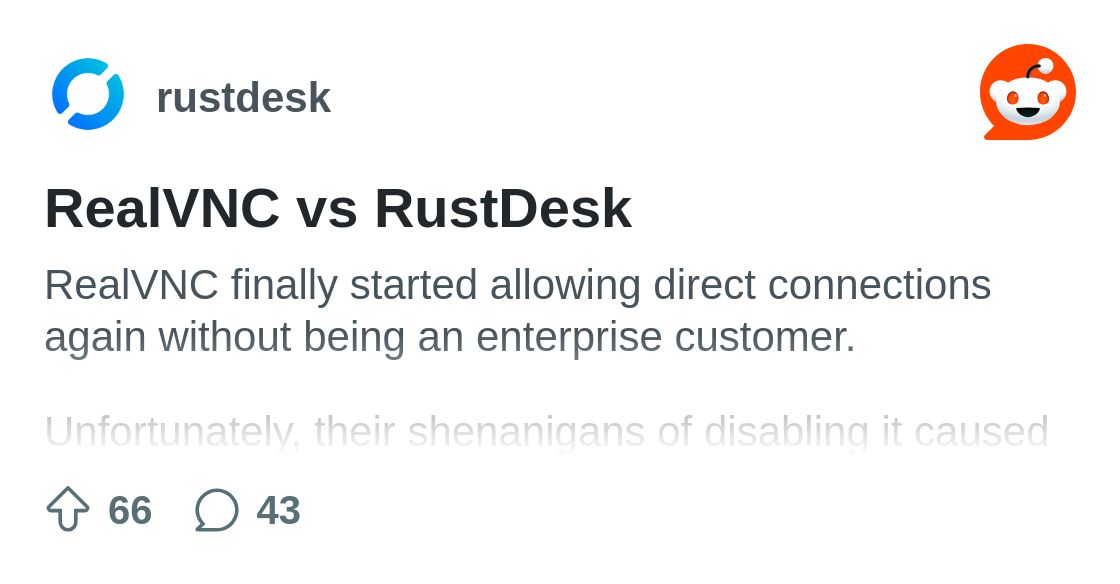 rustdesk's tweet card. Explore this post and more from the rustdesk community