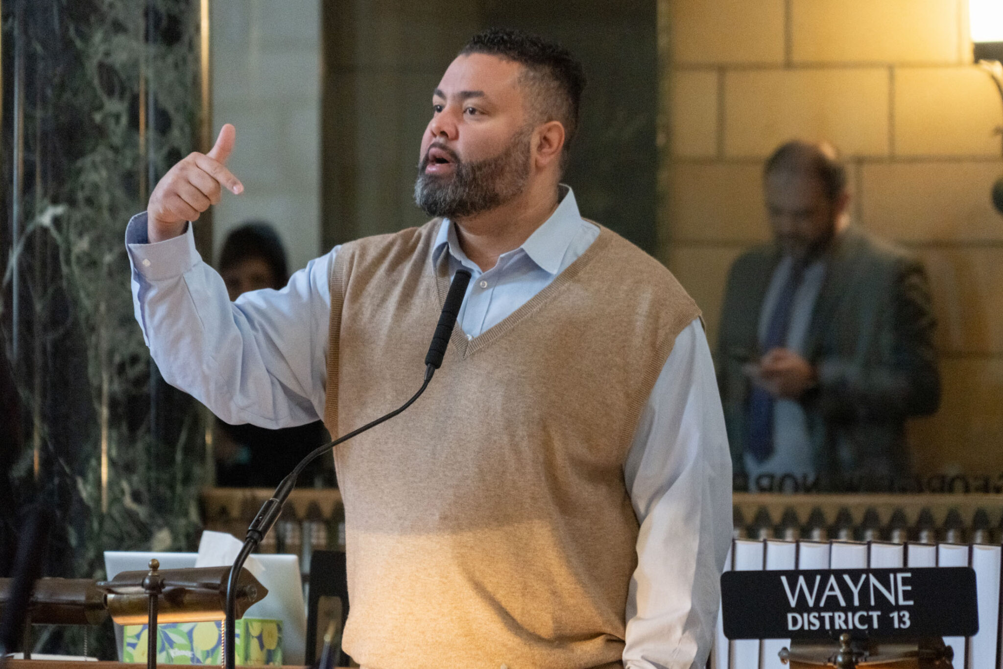 asanderford's tweet card. Former state senator Justin Wayne announced he is seeking election to be the next Douglas County District Court Clerk in 2026.