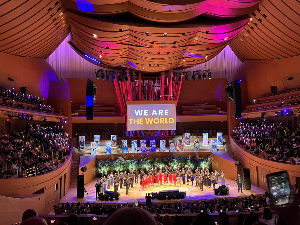 EdSource's tweet card. LAUSD Superintendent Alberto Carvalho gave his annual Opening of Schools Address at the Walt Disney Concert Hall.