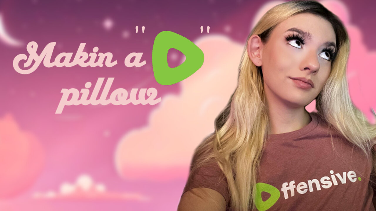 MissesMaam999's tweet card. Hello Everyone!! Today's stream I'm gonna finally be making a Rumble Logo Shaped Pillow!!! I've been wanting to do this forever!! Although I really dont know how to sew, I use to dabble in it as a kid