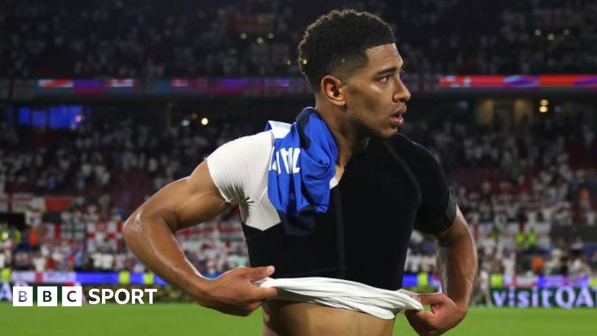 TheFootballPhys's tweet card. England midfielder Jude Bellingham undergoes successful surgery for a long-standing shoulder issue and is expected to miss the start of the season.