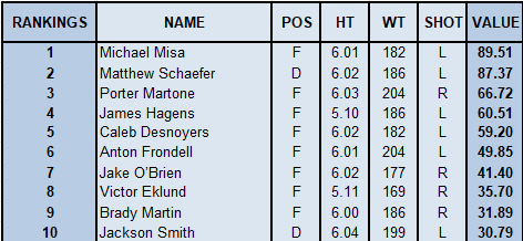 BlueBullet1981's tweet card. Welcome to the Blue Bullet 2025 NHL Entry Draft Rankings. Another season is in the books, which means it is now time to turn our attention to those young men who are trying to make the difficult go…