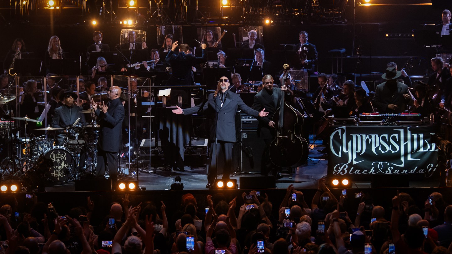 cypresshill's tweet card. "We’re helping hip-hop and classical music grow and expand beyond their boundaries," Cypress Hill's "Sen Dog" says.