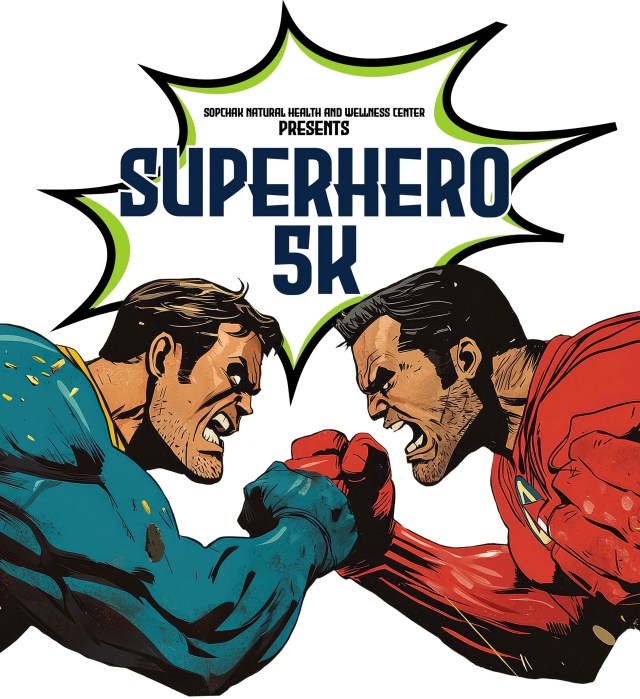 CLillstrungNH's tweet card. The second annual Superhero 5K will be held July 27 starting at 8:30 a.m. The event will commence and finish at its primary presenter, Sopchak Natural Health and Wellness Center, located at 7555 Fr…
