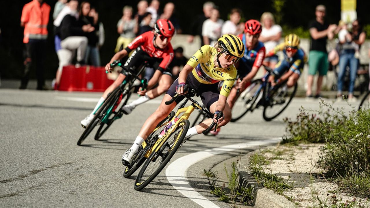 LesEchos's tweet card. Le département accueille deux étapes de l'épreuve cycliste féminine les 28 et 29 juillet prochains, à Angers et Saumur. Un enjeu d'attractivité pour le territoire à un coût maîtrisé.