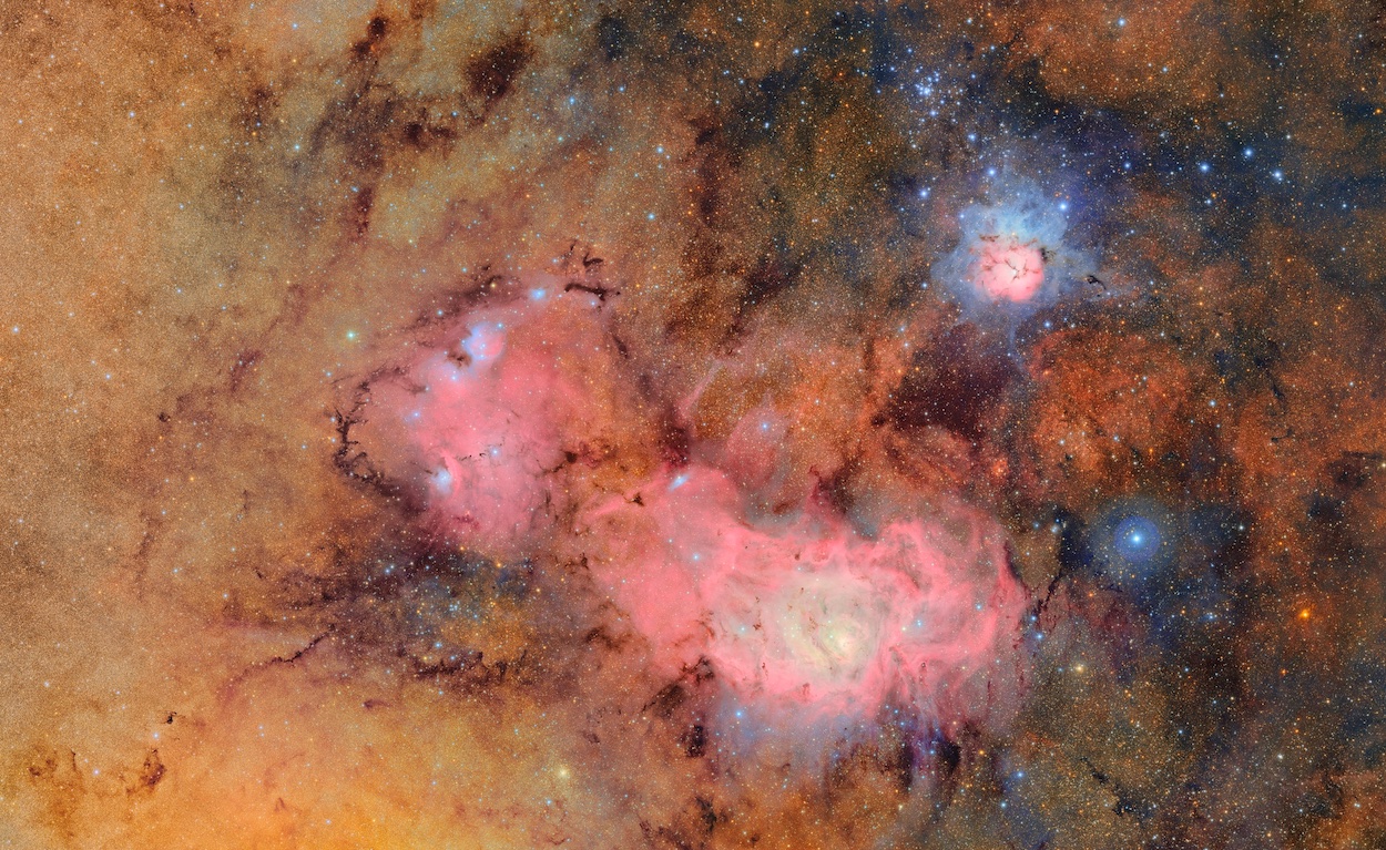 AASNova's tweet card. Researchers have found a candidate circumstellar or protoplanetary disk in the Trifid Nebula, where few such disks have been discovered.