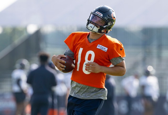 danwiederer's tweet card. When Caleb Williams twice had difficulty getting a play called Wednesday, Ben Johnson yanked the Chicago Bears QB and the first-unit offense from the action.