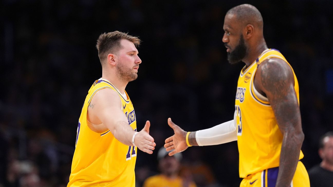 AmicoHoops's tweet card. A shift from LeBron James to Luka Doncic with the Lakers has been a strain on the entire franchise, according to one NBA insider.
