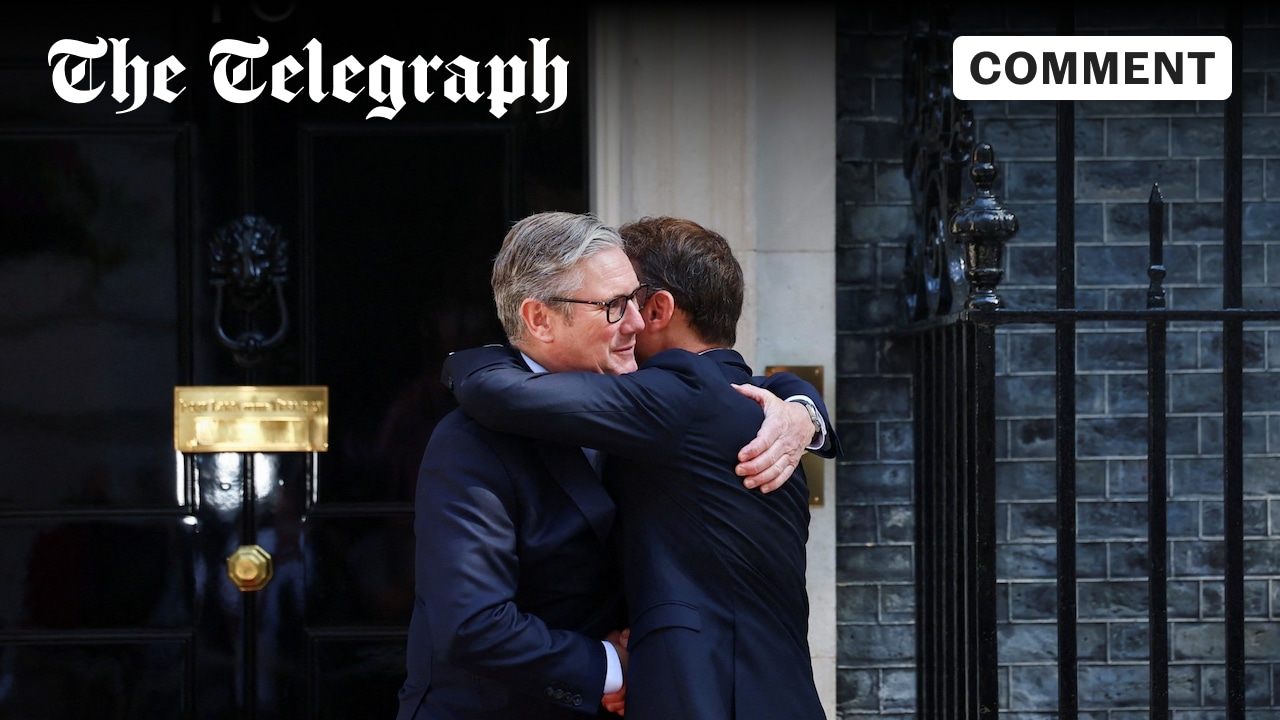AllisterHeath's tweet card. If there’s a more disgusting spectacle than Starmer grovelling to Macron, I’ve yet to see it