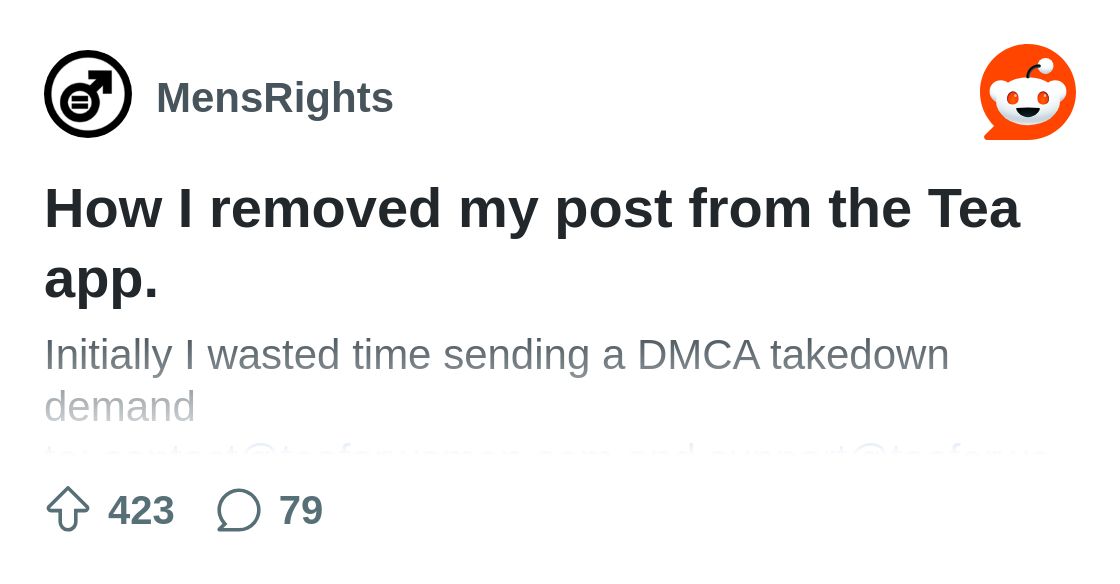 ThinkDatImColby's tweet card. Explore this post and more from the MensRights community