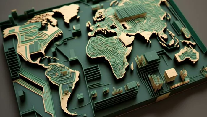 ViliLe's tweet card. This project aims to map where in the world the data centers that make up the computational infrastructure of AI research are located and who owns them. It will also investigate government policies...
