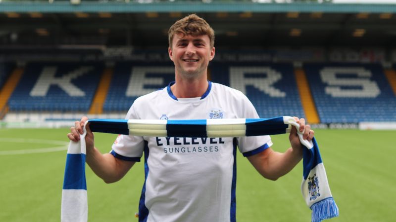 NorthernPremLge's tweet card. Bury have announced the signing of centre-back Louis Isherwood.