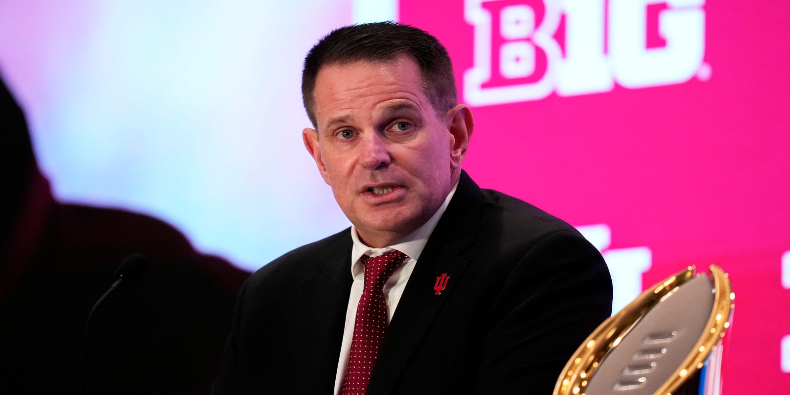 michaelniziolek's tweet card. Indiana football coach Curt Cignetti not seeking GM to help handle new rev-share era.
