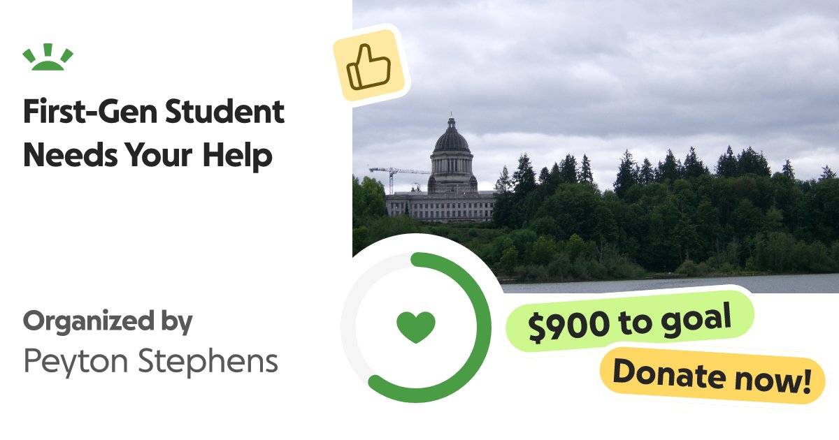 MlLLSISM's tweet card. Hello! I’m Peyton! I’m 19 and a first gen college student. I’m trying to raise m… Peyton Stephens needs your support for First-Gen Student Needs Your Help