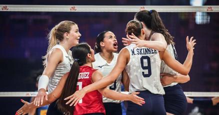 OWHhuskers's tweet card. Former Husker Lexi Rodriguez had an outstanding match defensively, but Team USA was bounced from the Volleyball Nations League by Italy.