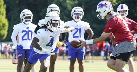 TheBuffaloNews's tweet card. Bills coach Sean McDermott is confident that James Cook isn't going to let a contract dispute get in the way of their mission to use training camp to prepare for a season with realistic Super Bowl...