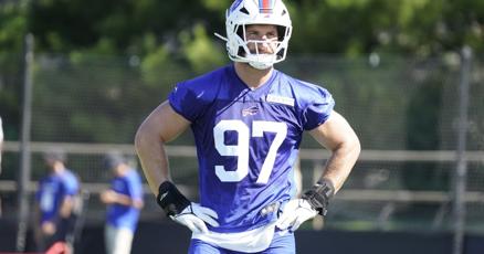 TheBuffaloNews's tweet card. "The body is perfectly fine. Calf is no issue anymore,” Bosa told reporters after practice. “I was feeling good weeks ago, so I was able to get a full offseason in and train really hard. I feel great...