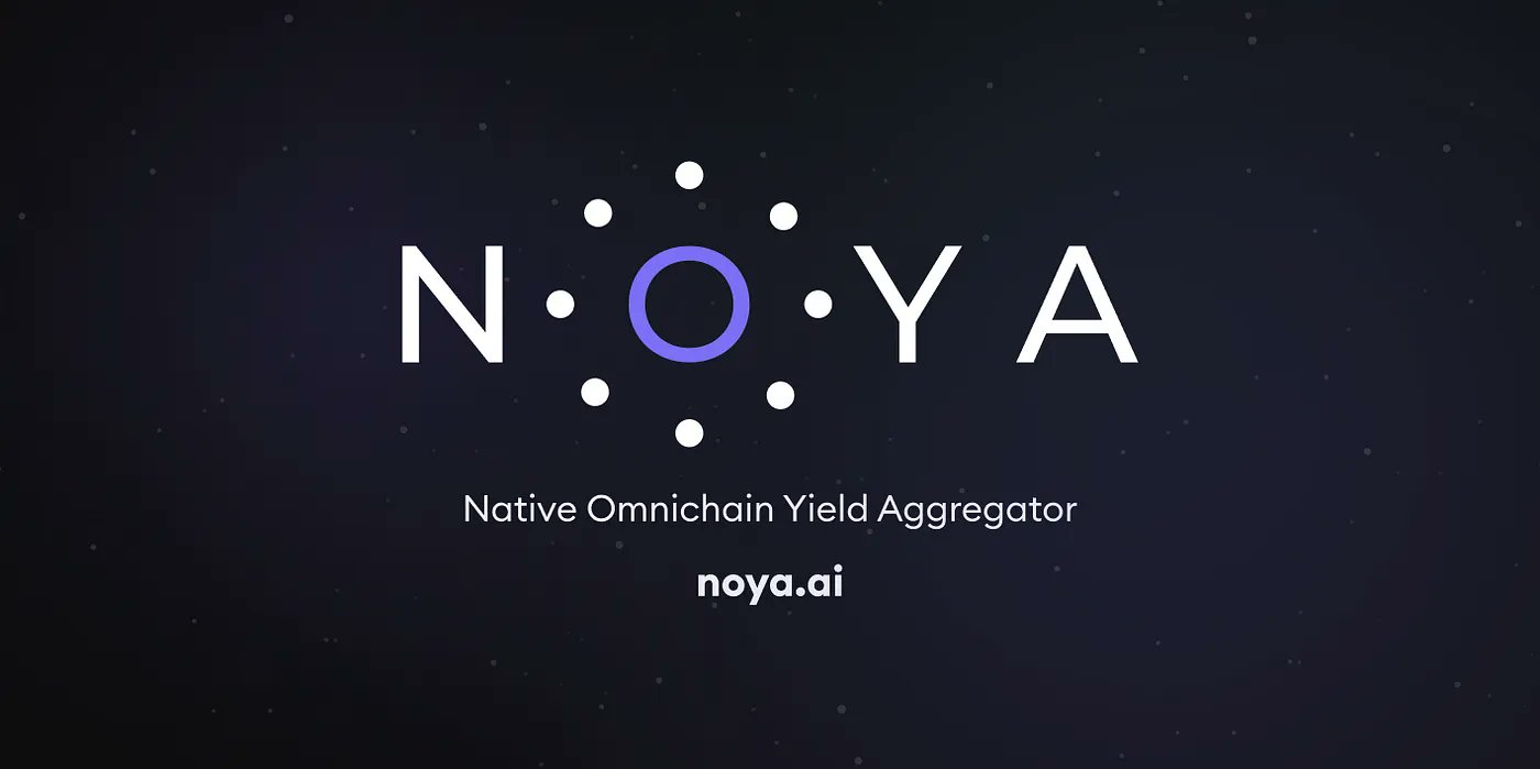 NetworkNoya's tweet card. NOYA executes scalable Omnichain DeFi strategies using AI and ZKML. These strategies are used to optimize yields, diversify risk, and maximize rewards.