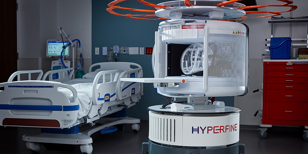 JMRothberg's tweet card. The Hyperfine, Inc. Swoop® Portable MR Imaging® system brings brain imaging to the patient at the point of care.
