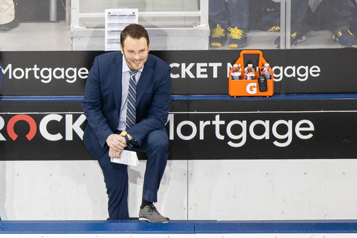 theblockm's tweet card. The Michigan hockey team bolstered its defensive unit with transfer Matthew Mania