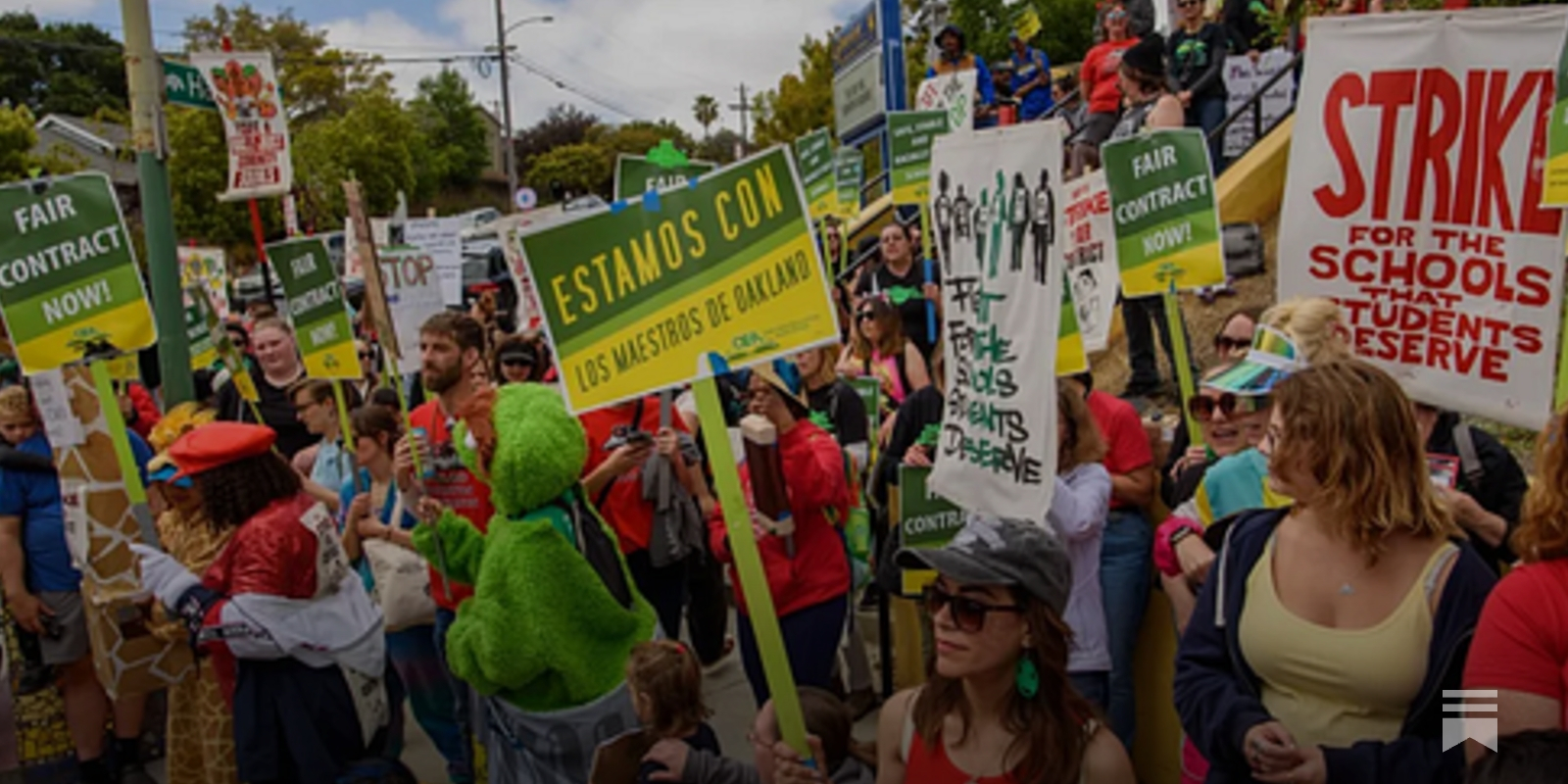 laborontheline's tweet card. This interview features three leaders from the Oakland Education Association (OEA) – Vilma Serrano, the Treasurer and Bargaining Chair of OEA, Michael Rodriguez, an ELD Middle School Teacher and...