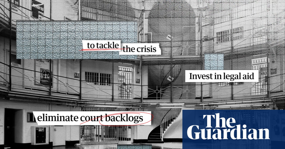 should_b_workin's tweet card. Ideas from investing in the basics to adopting a holistic defence model could help to eliminate court backlogs