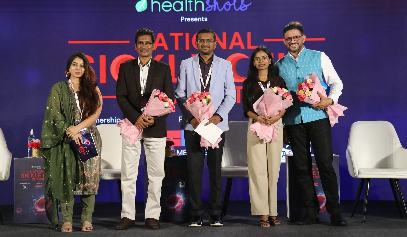 doctorsoumya's tweet card.  Diagnosed young, Lalit Kishor Pargi and Swati Panika aim to raise awareness and support India’s mission to eliminate Sickle Cell Disease by 2047.