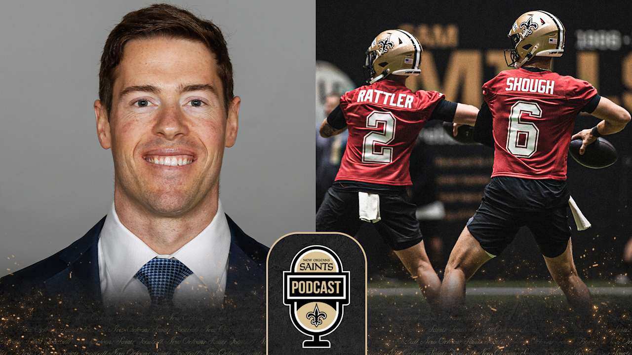SaintsPod's tweet card. Erin Summers breaks down the first day of Saints minicamp and talks to QB coach Scott Tolzien about the quarterback room and new offensive system.