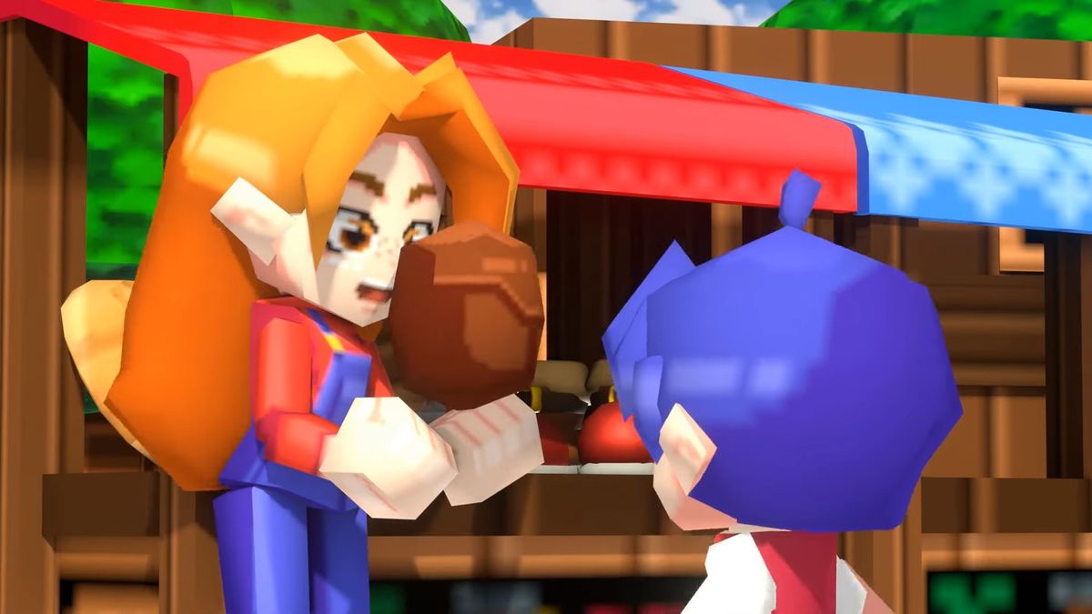 GamesRadar's tweet card. Merchant 64 is a fascinating slice of game dev and a cute little sim