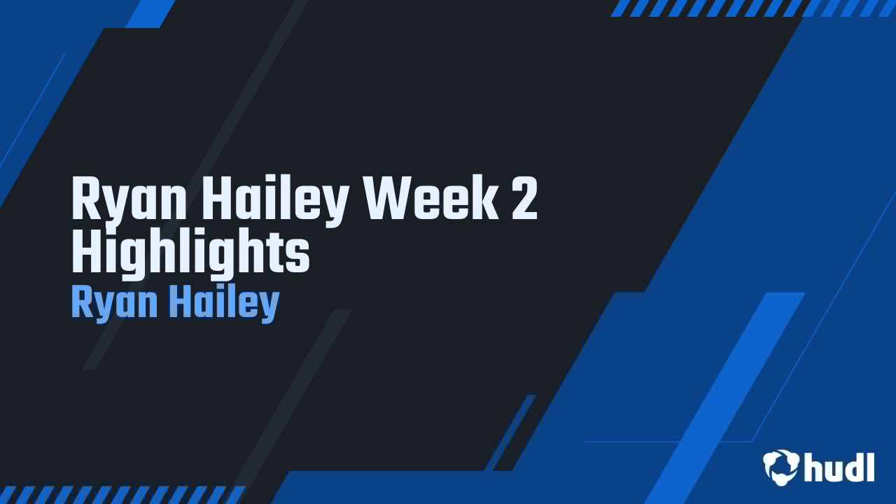 RyanHailey44's tweet card. Ryan Hailey Week 2 Highlights