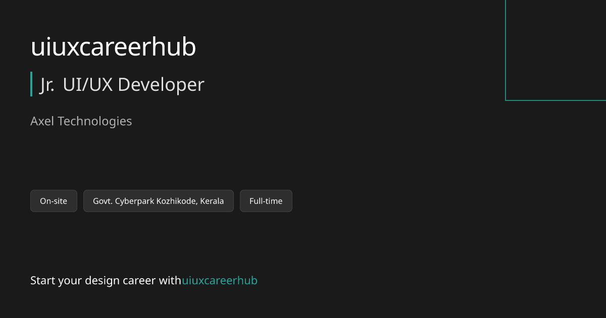 nicks_notion's tweet card. We are looking for a creative and detail-oriented UI/UX Developer with at least 1 year of experience to join our dynamic team. The ideal candidate will be respo