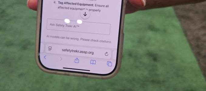 OccHealthSafety's tweet card. The new Safety Trekr AI platform delivers fast, trusted safety guidance using artificial intelligence and verified content from a 1,330-page professional handbook.